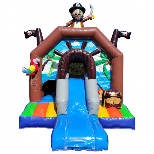 Seeräuber Hüpfburg mit Rutsche
