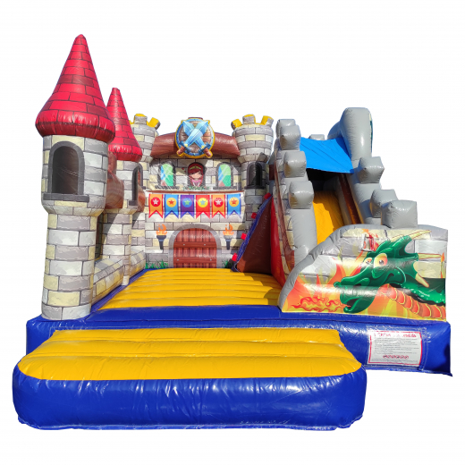 Ritter Hüpfburg mit Rutsche